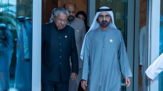 CM meeting with Sheikh Mohammed bin Rashid Al Maktoum